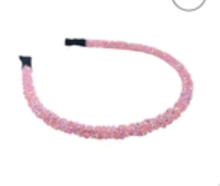 Light Pink Crystal Headband