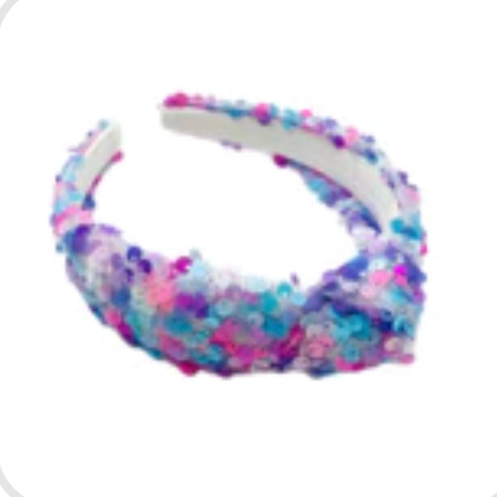 Cotton Candy Sequin Headband