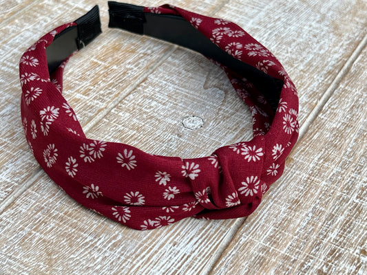 Red Flower Headband