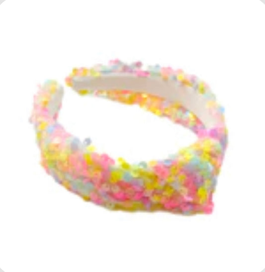 Rainbow Sequin Headband